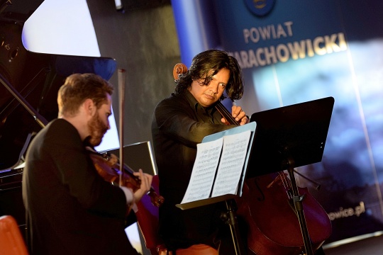 Claudio Bohórquez i Mateusz Makuch podczas koncertu 